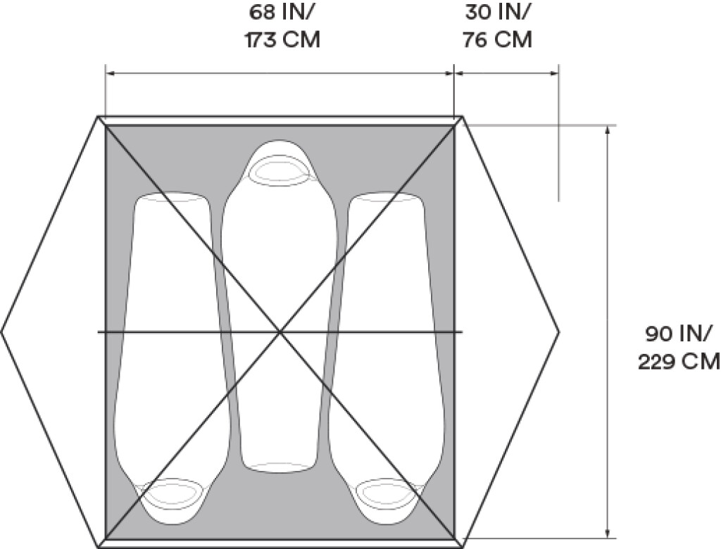 Mountain Hardwear - Mineral King 3 Tent - grey ice 063