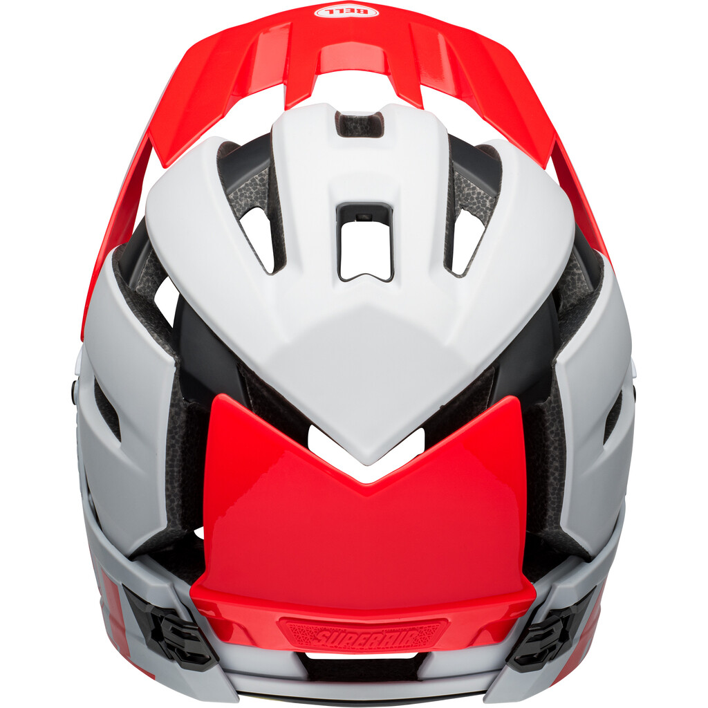 Bell - Super AIR R Spherical MIPS Helmet - matte/gloss white/infrared