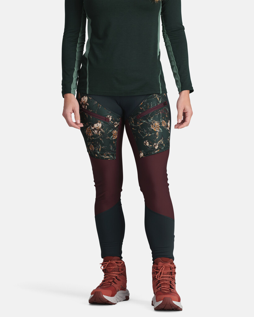 Kari Traa - Ane Hiking Tights Print - pinep