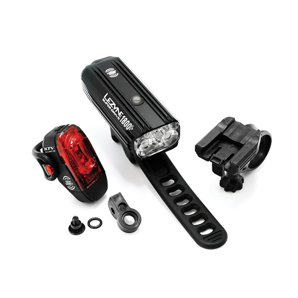 Lezyne - Super Drive 1800+ Smart Loaded Kit - black