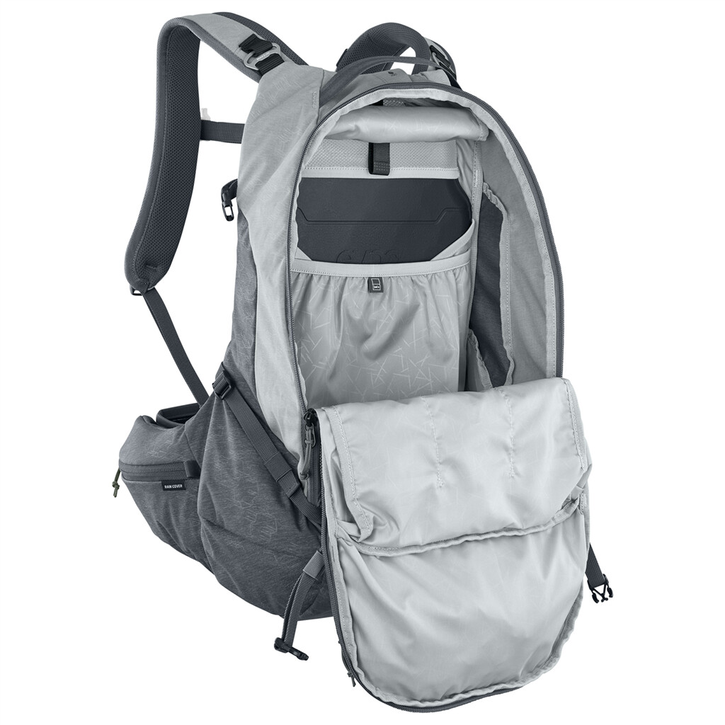 Evoc - Trail Pro 26L Backpack - stone/carbon grey