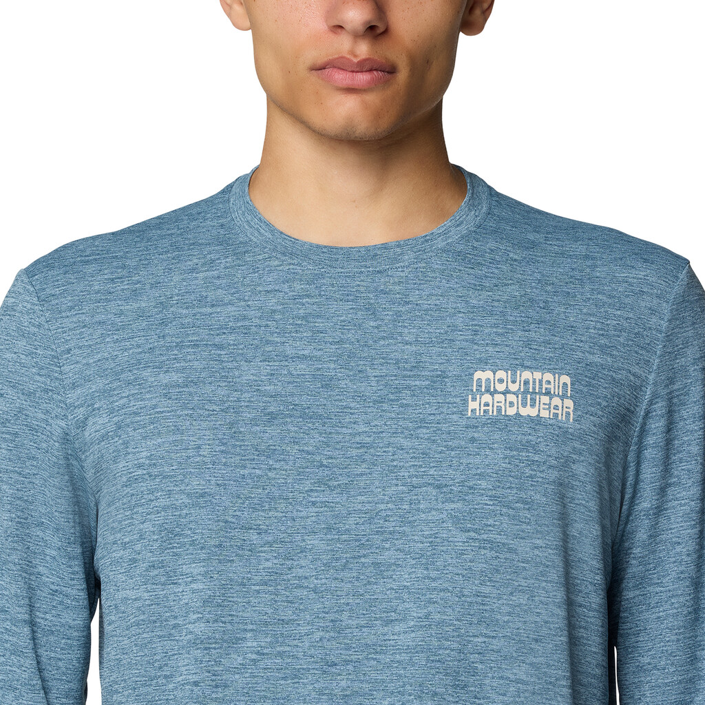 Mountain Hardwear - M Sunblocker™ Long Sleeve - adriatic blue heather 444