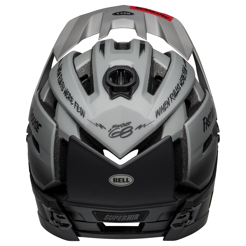 Bell - Super AIR R Spherical MIPS Helmet - matte gray/black fasthouse