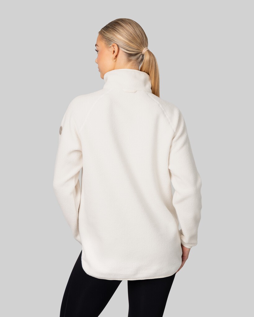 Johaug - Fusion Pile Oversized Henley - tofu white