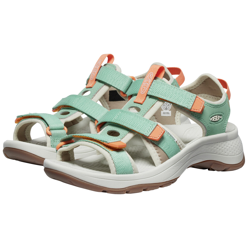 KEEN - W Astoria West Open Toe - granite green/tangerine