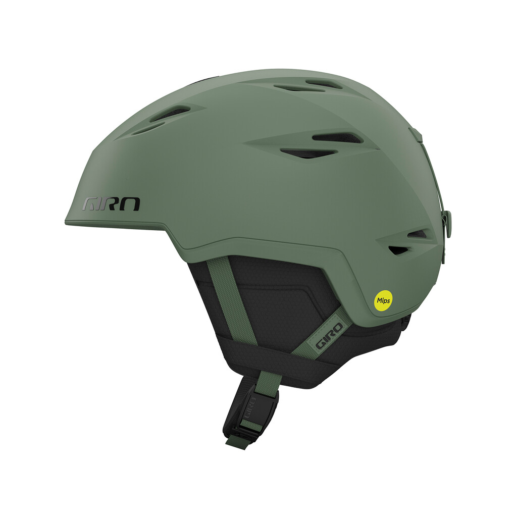 Giro Snow - Grid Spherical MIPS Helmet - matte green