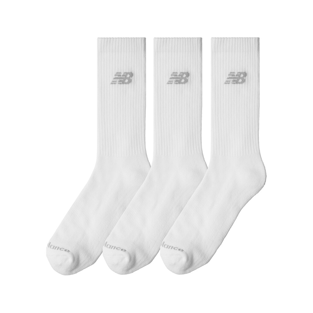 New Balance - Performance Basic Crew 3 Pack - white