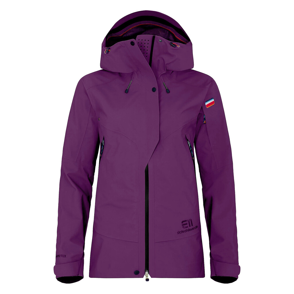 Elevenate - W Pure Jacket  - aubergine solid