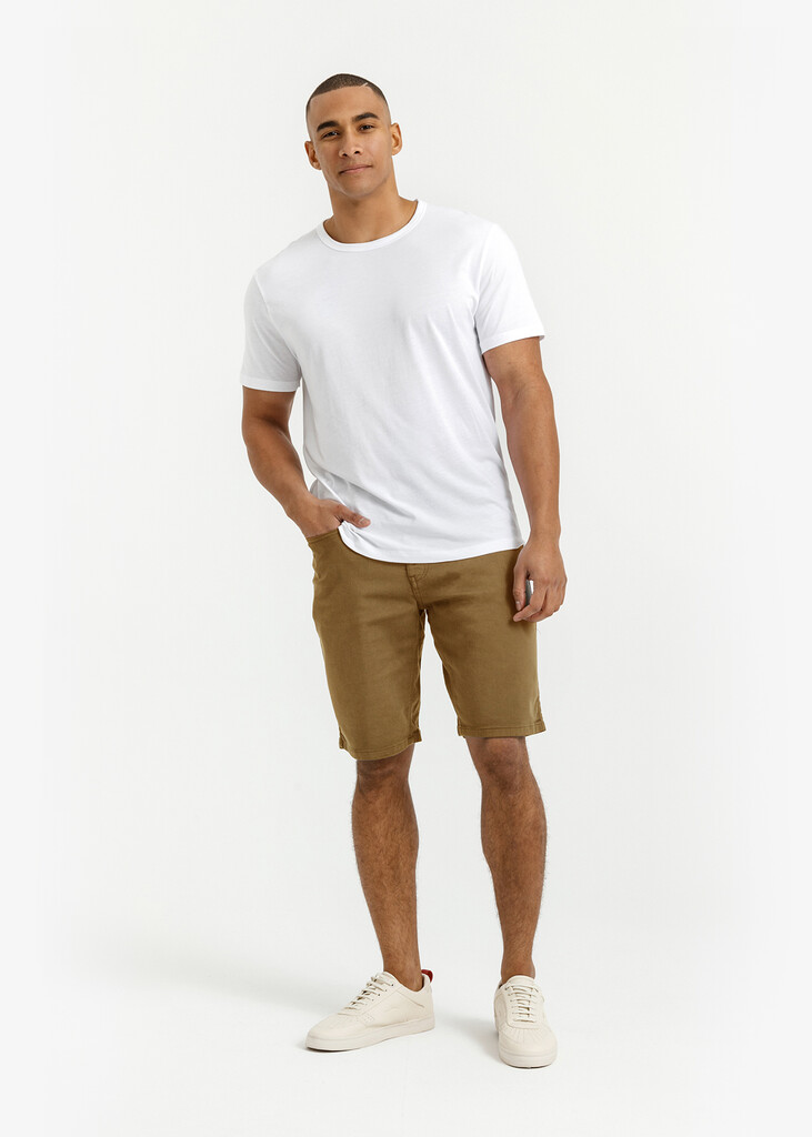 DU/ER - No Sweat Relaxed Short - 10 inch - tobacco