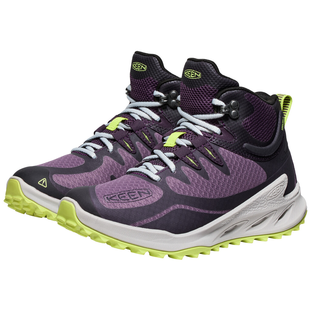 KEEN - W Zionic Mid WP - black plum/daiquiri green