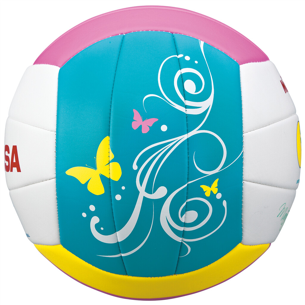 Mikasa - Beach Volleyball VMT5 - white/rose/turquoise