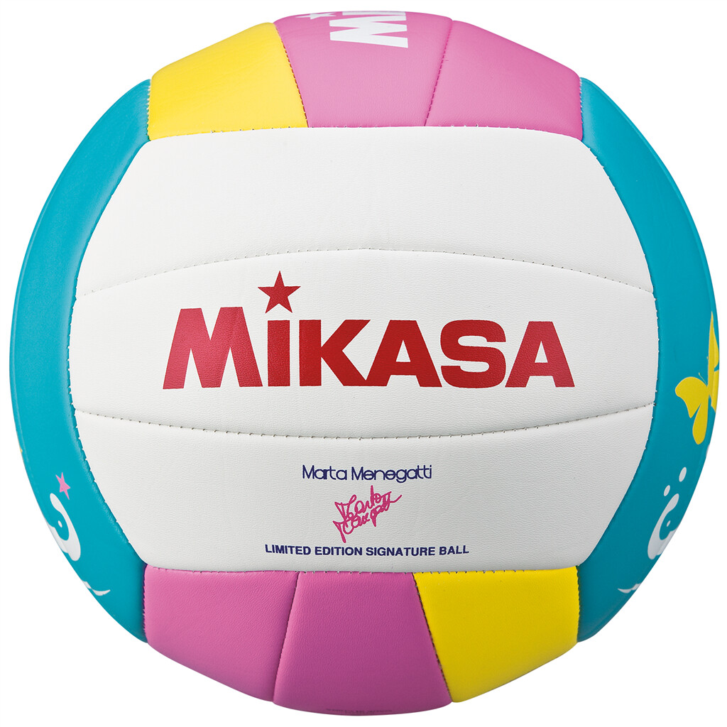 Mikasa - Beach Volleyball VMT5 - white/rose/turquoise