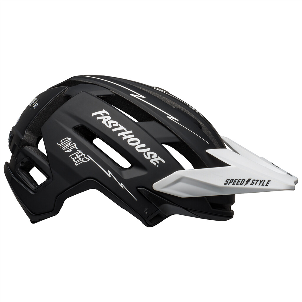 Bell - Super AIR R Spherical MIPS Helmet - matte black/white fasthouse