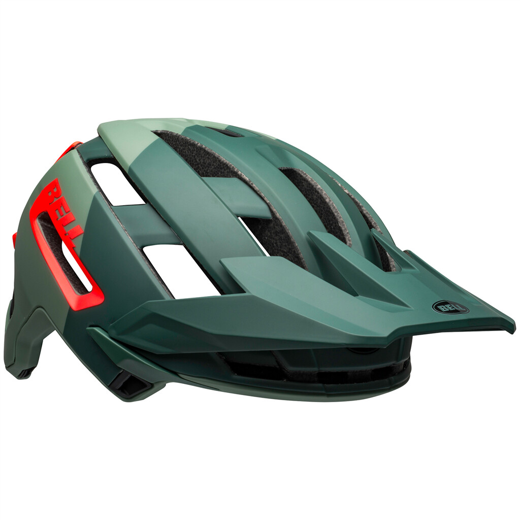 Bell - Super AIR R Spherical MIPS Helmet - matte/gloss green/infrared