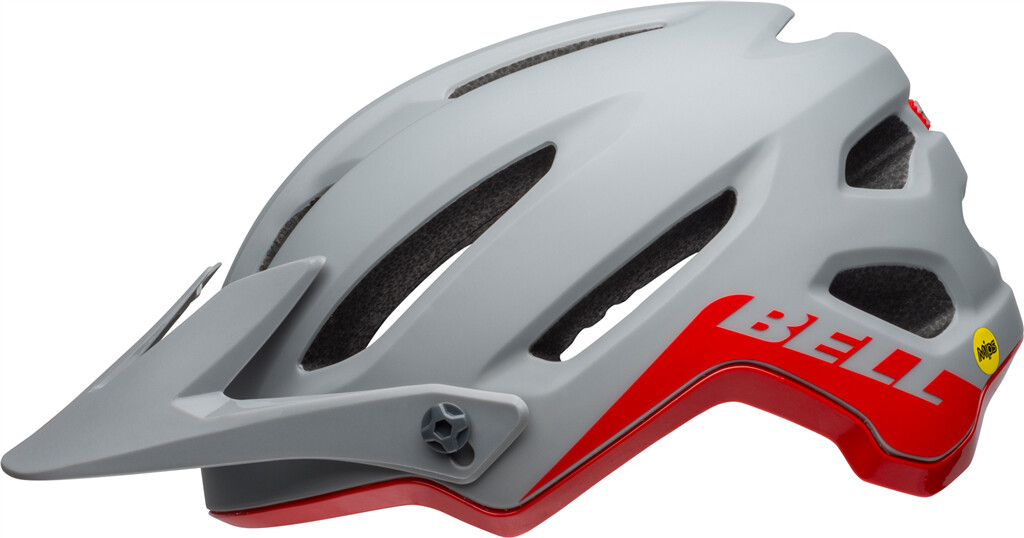 Bell - 4forty MIPS Helmet - matte/gloss gray/crimson