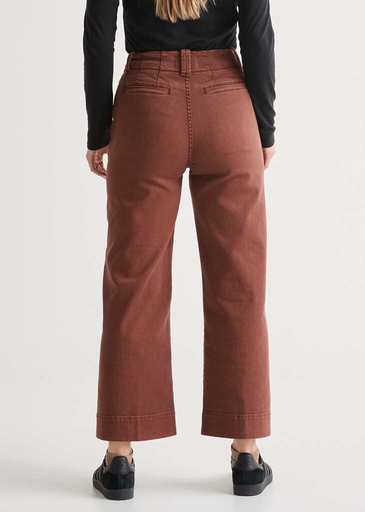 DU/ER - W LuxTwill High Rise Trouser - copper