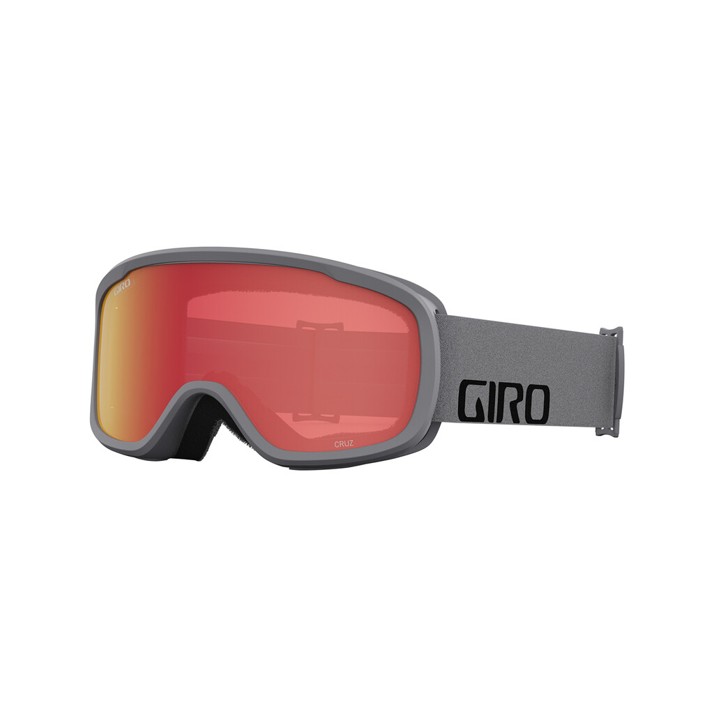 Giro Eyewear - Cruz Flash Goggle - grey wordmark amber scarlet S2 - one size