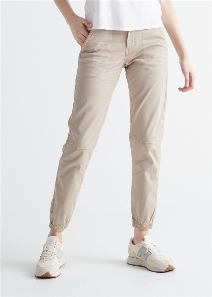 DU/ER - W Live Free High Rise Jogger - almond