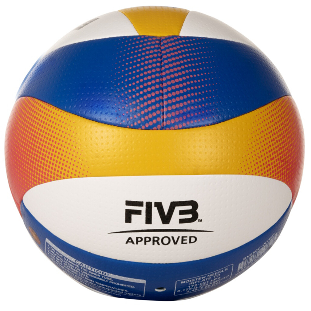 Mikasa - Beach Volleyball BV550C - yellow/royal/white