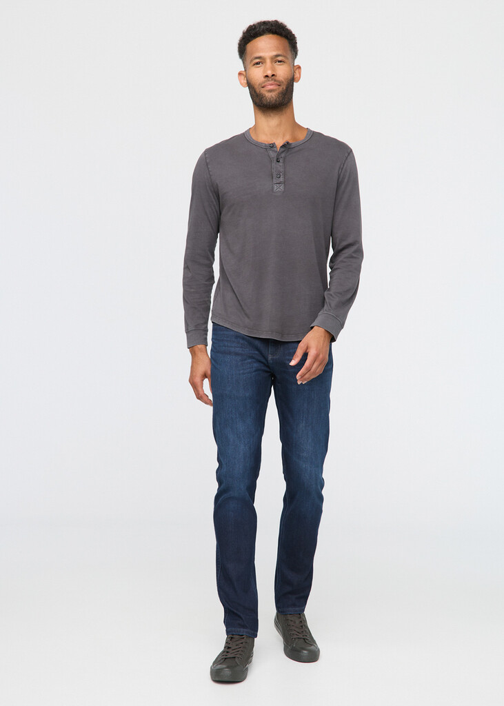 DU/ER - Tech Fleece Denim Slim - Dark Indigo - dark indigo