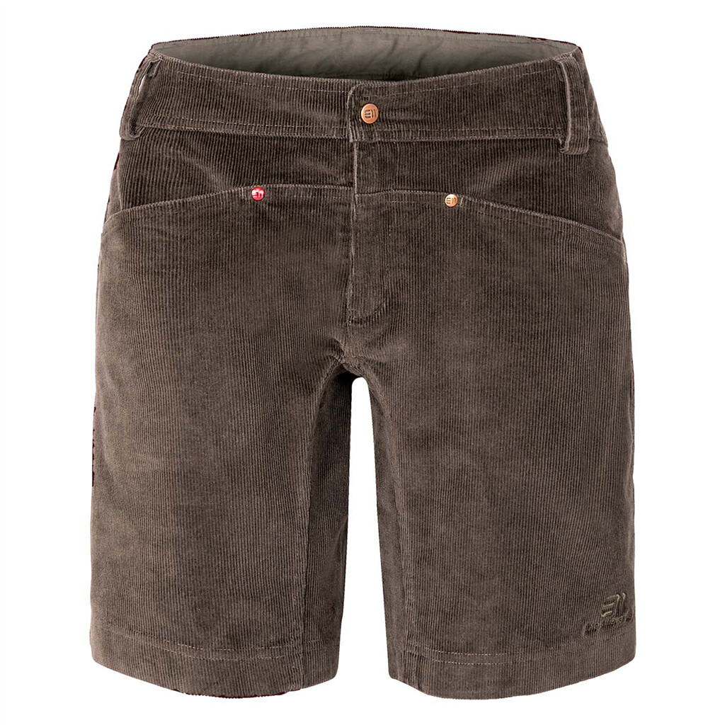 Elevenate - W Après Cord Shorts - shiitake brown