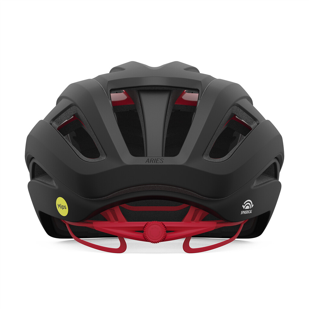 Giro Cycling - Aries Spherical MIPS Helmet - matte carbon/red