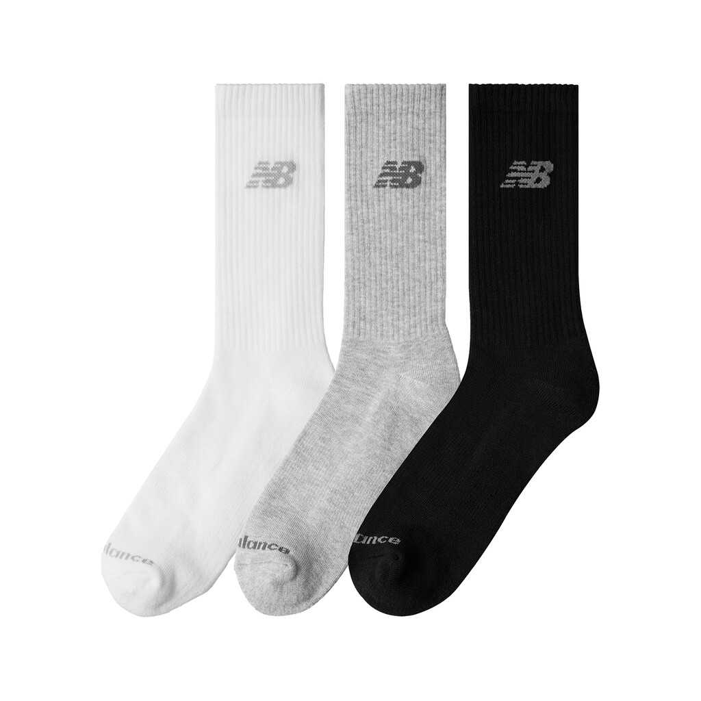 New Balance - Performance Basic Crew 3 Pack - white multi