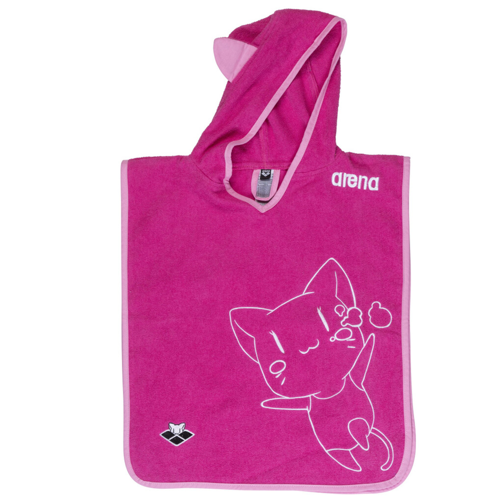 Arena - Kids Friends Poncho - fuchsia