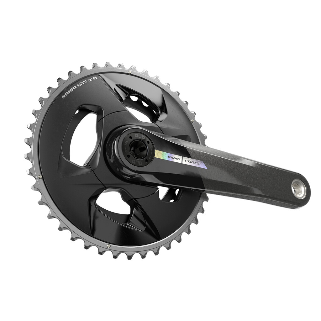 Sram - MY23 Crankset Force AXS Wide 2x DUB - black/iridescent