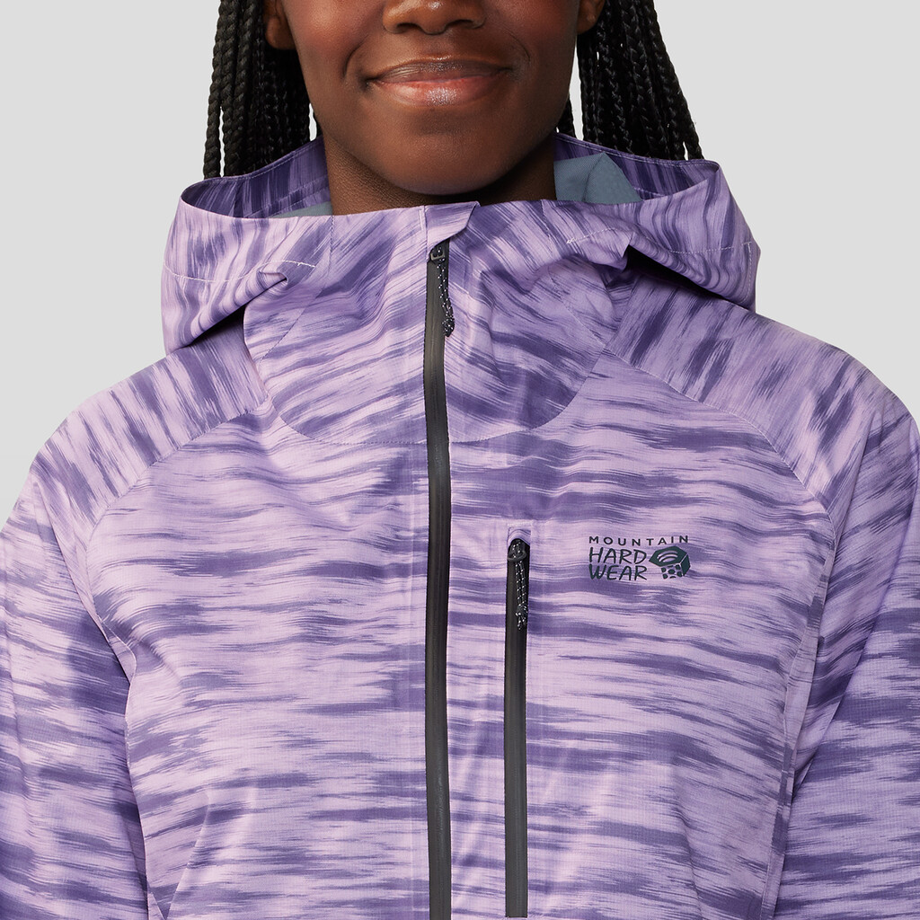 Mountain Hardwear - W Stretch Ozonic™ Jacket - wisteria frequency print 568