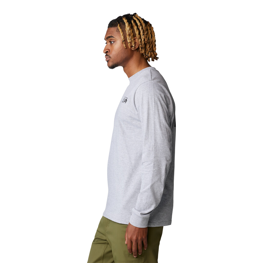 Mountain Hardwear - M Box Logo M Long Sleeve - hardwear grey heather 057