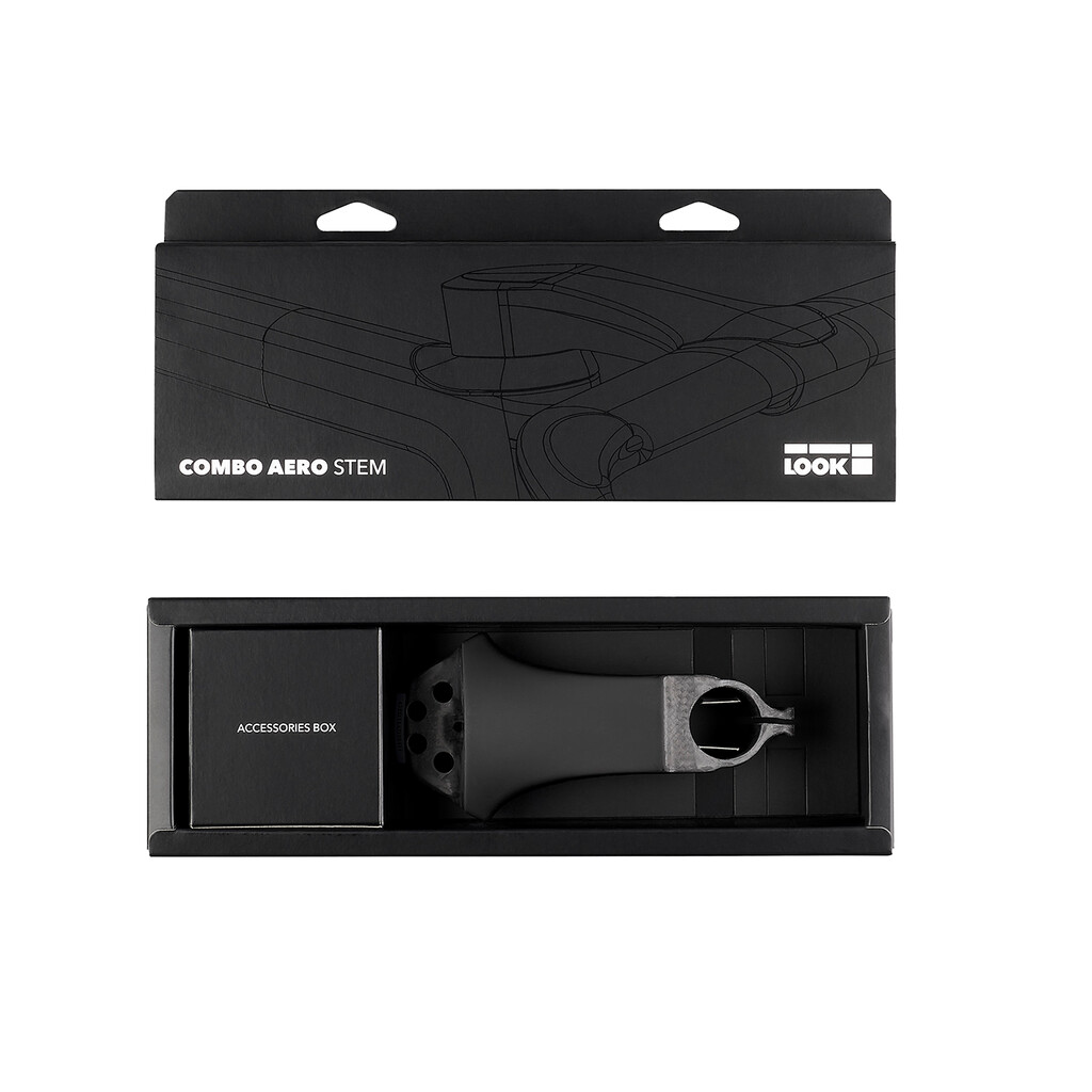 Look - LOOK COMBO AERO STEM -7° Blade 2 - black