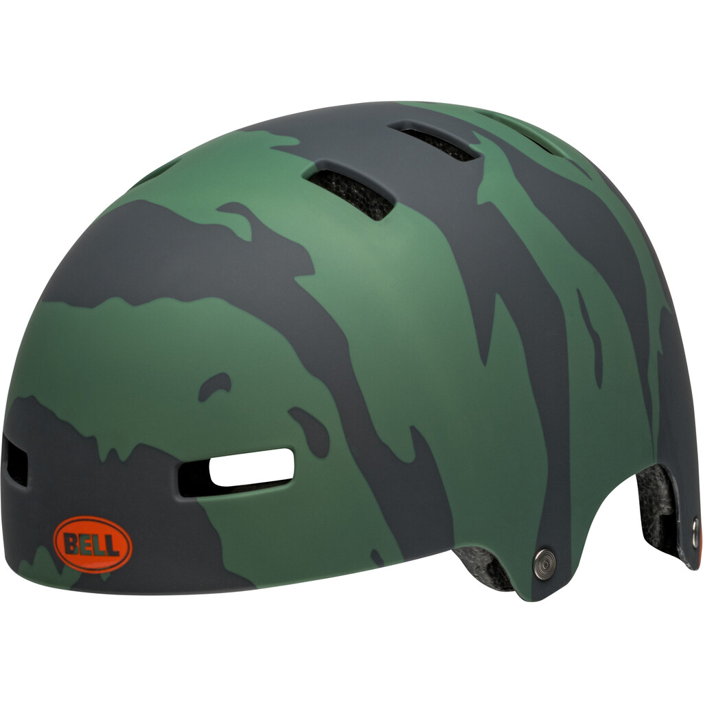 Bell - Span Helmet - matte green/orange ravine