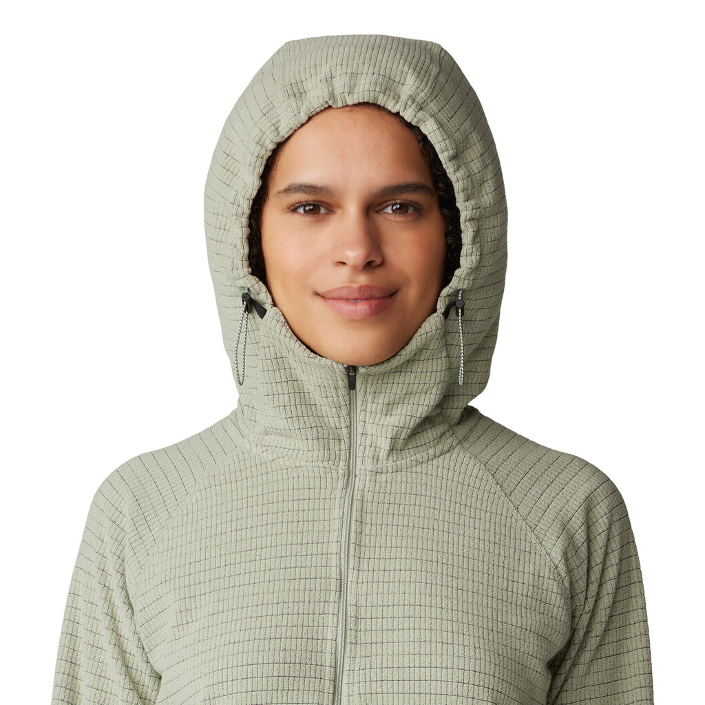 Mountain Hardwear - W Summit Grid™ Half Zip - white sage 341