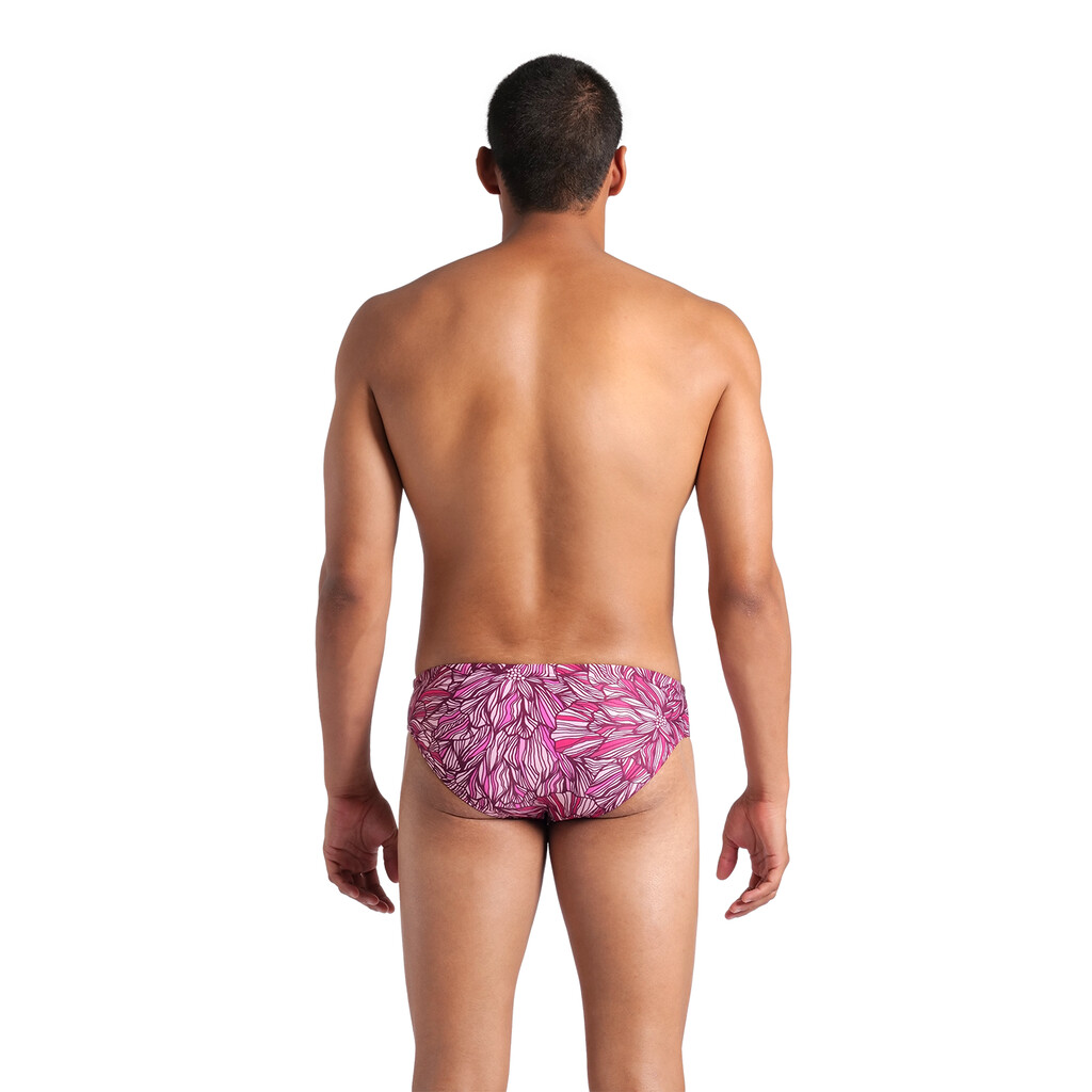 Arena - M Arena Pink Dahlia Swim Briefs - shocking pink multi