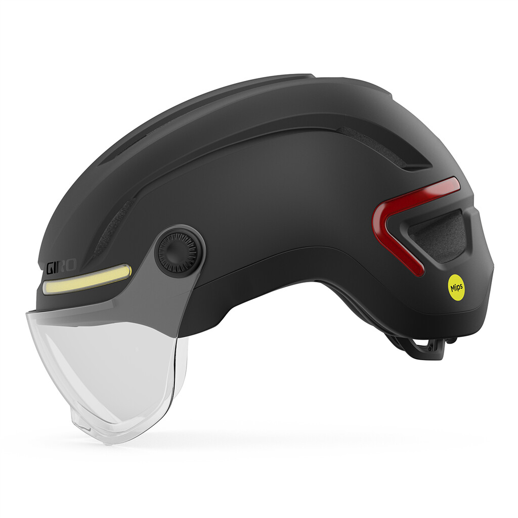 Giro Cycling - Ethos LED Shield MIPS Helmet - matte black