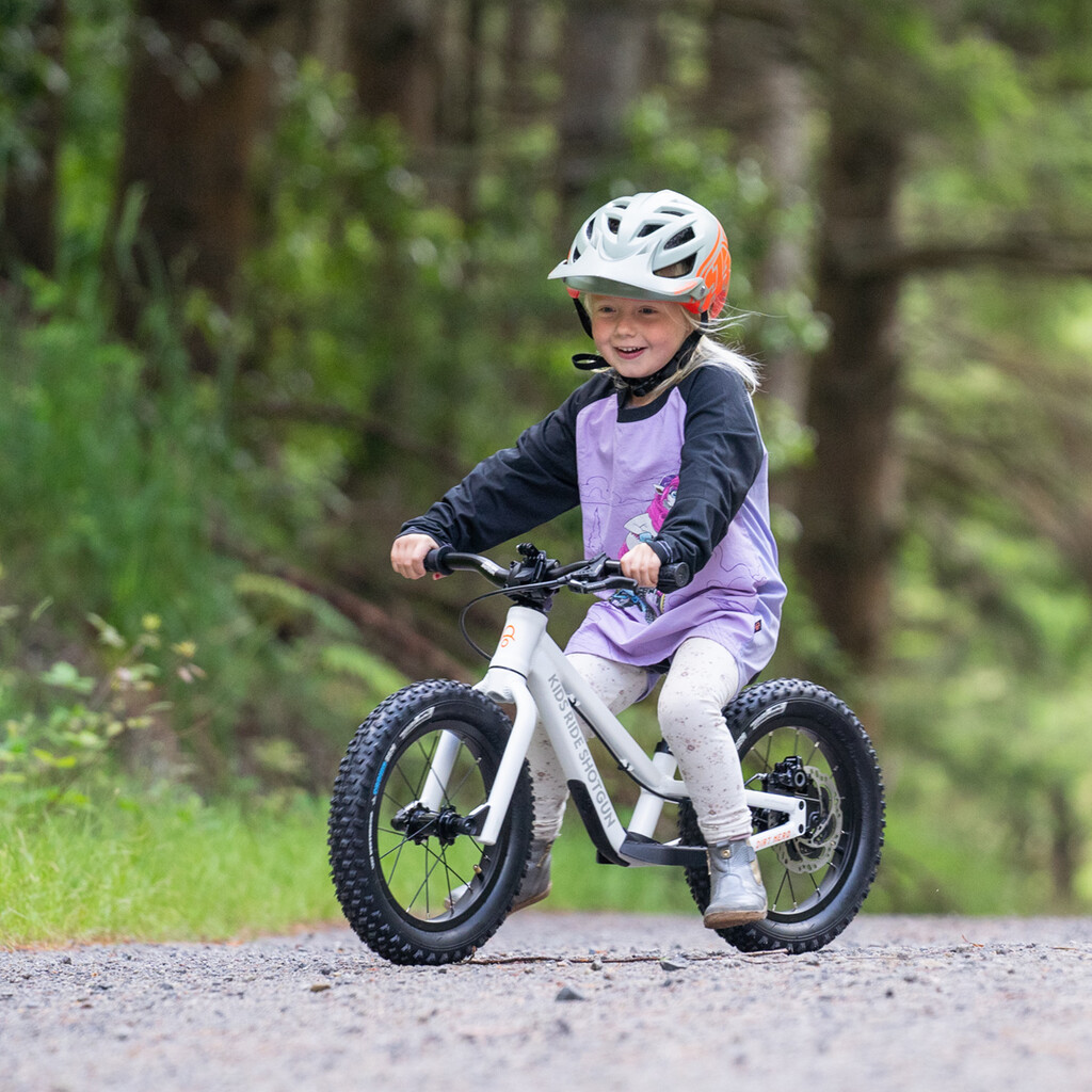 Kids Ride Shotgun - Unicorn Windproof Kids MTB Jersey - pink