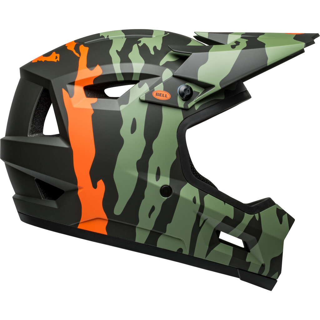 Bell - Sanction II DLX MIPS Helmet - matte dark green/orange