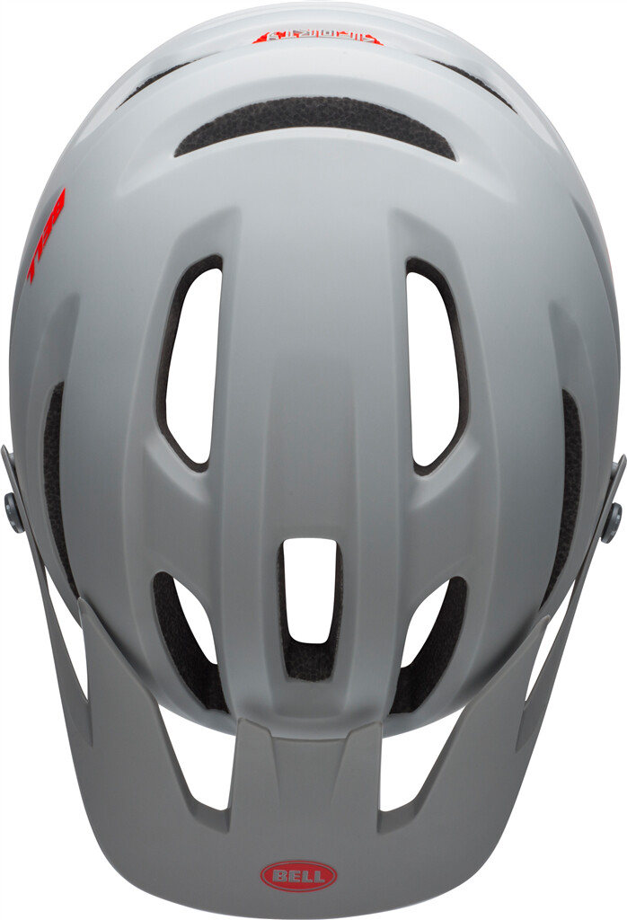 Bell - 4forty MIPS Helmet - matte/gloss gray/crimson