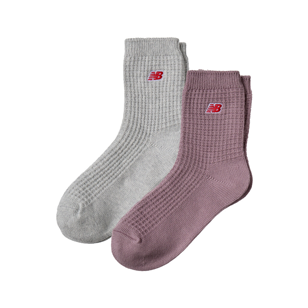 New Balance - Waffle Knit Ankle Socks 2 Pack - assorted 5 colors