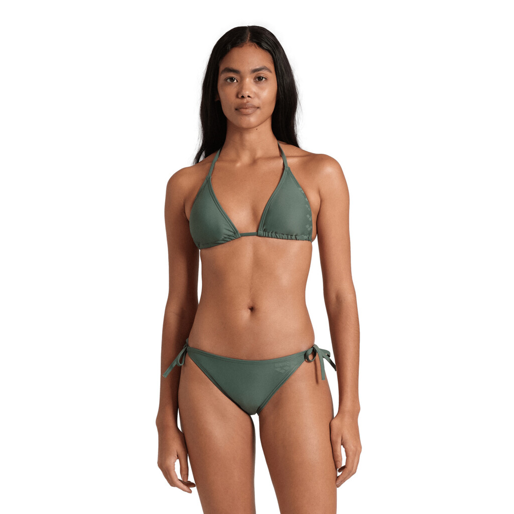 Arena - W Arena Team Stripe String Bikini Triangle - sage