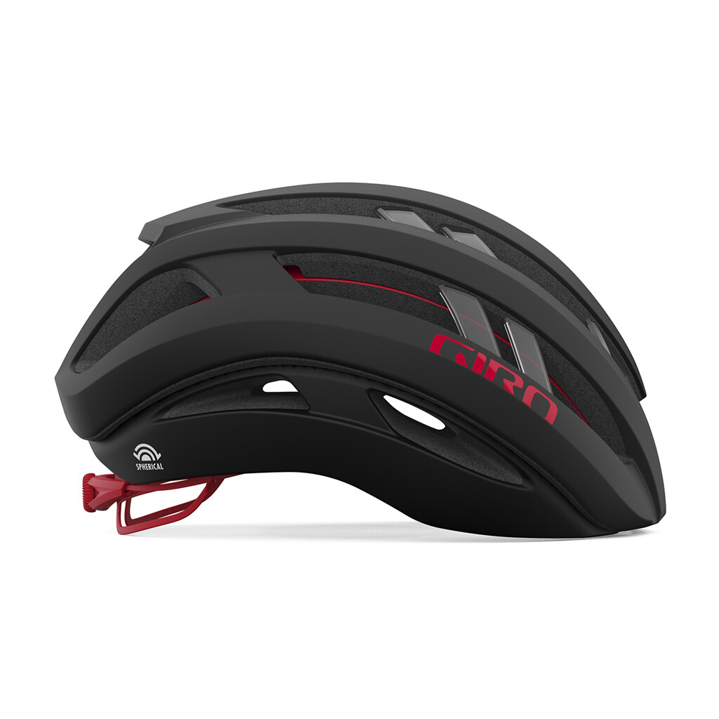 Giro Cycling - Aries Spherical MIPS Helmet - matte carbon/red