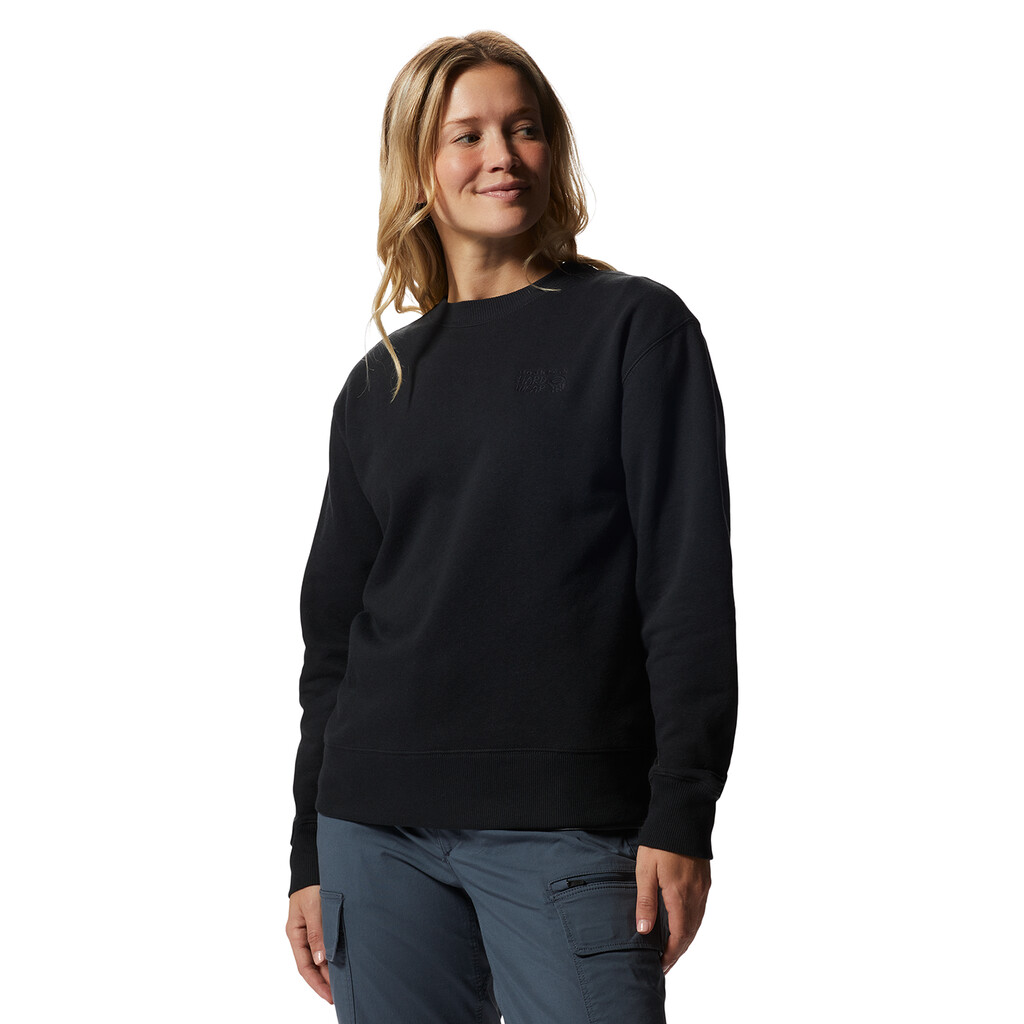 Mountain Hardwear - W MHW Logo Pullover Crew - black 010