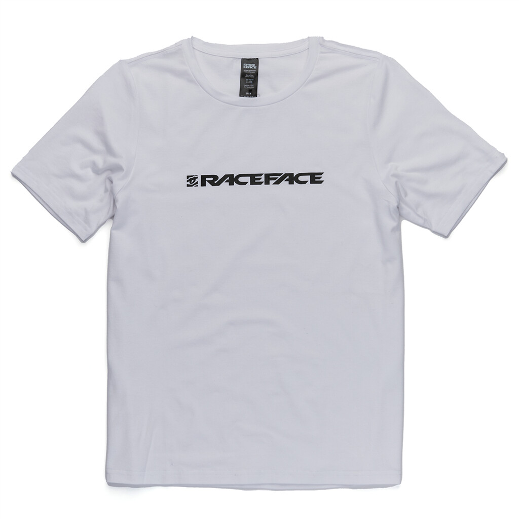 Race Face - Classic Logo SS Tee - white