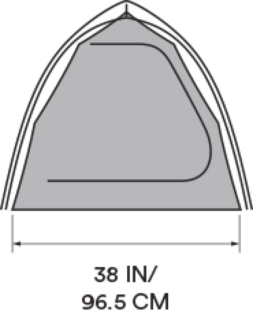 Mountain Hardwear - Nimbus UL 1 Tent - undyed 107