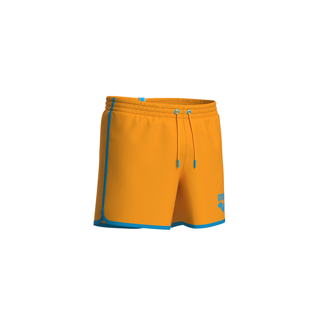 Arena - M Arena Big Logo Borders Beach Short - parrot/turquoise