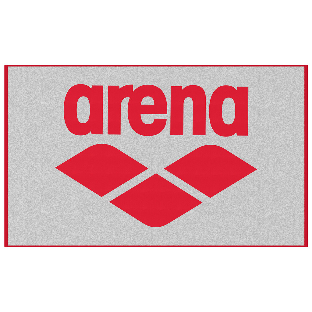 Arena - Pool Soft Towel - red/white