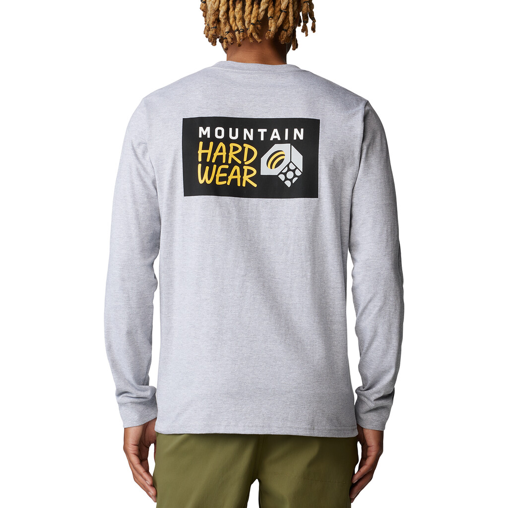 Mountain Hardwear - M Box Logo M Long Sleeve - hardwear grey heather 057