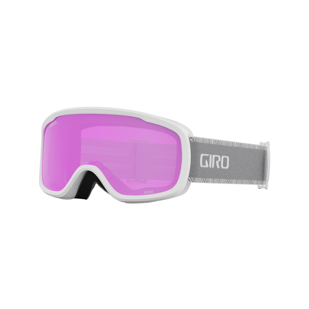 Giro Eyewear - Moxie Flash Goggle - white/grey chute;amber pink S2;+S0 - one size