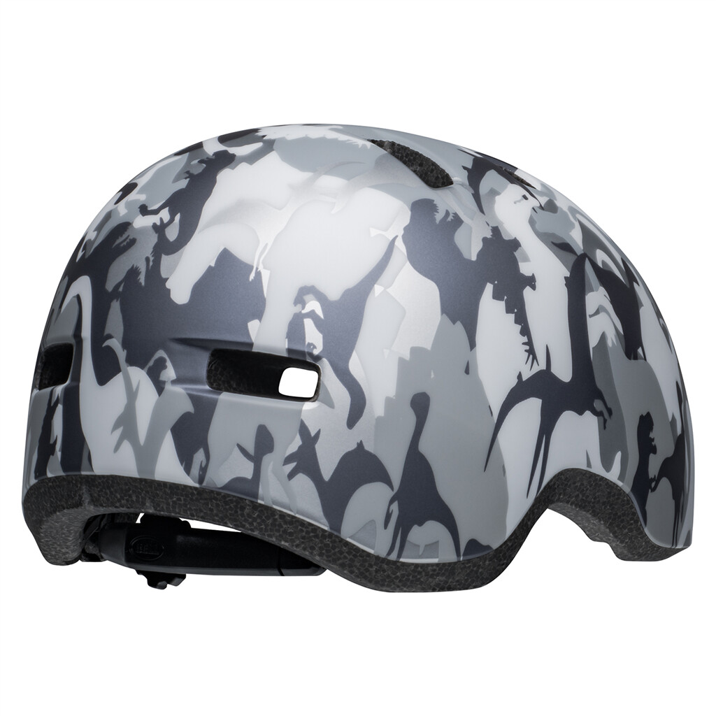 Bell - Lil Ripper Helmet - matte gray/silver camosaurus